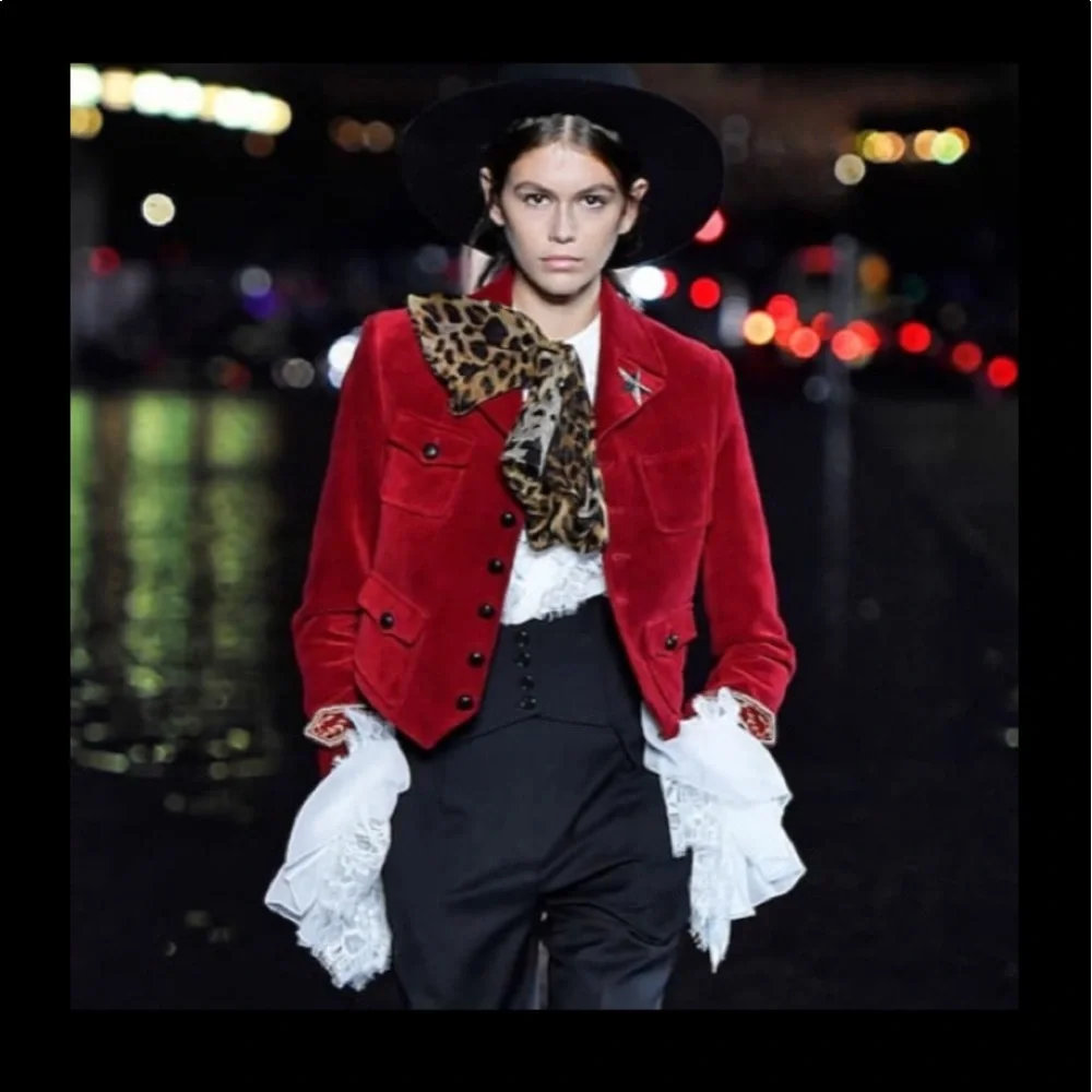 SAINT LAURENT Bolero Jacket Size 38/4 - Picture 1 of 9